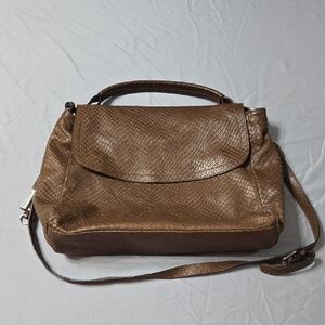 Gianni Chiarini Brown Leather Crossbody Bag